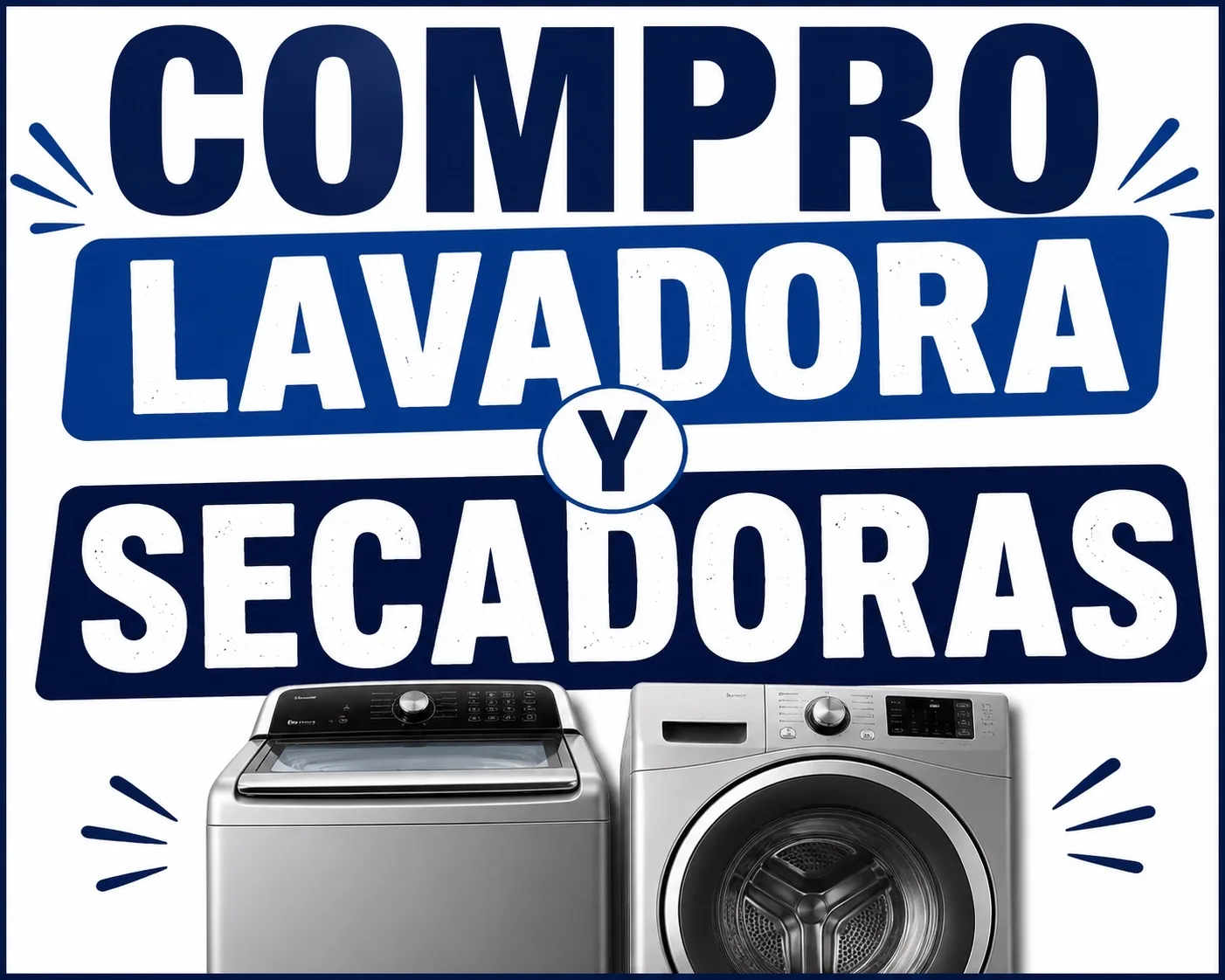Compro lavadoras y secadora
