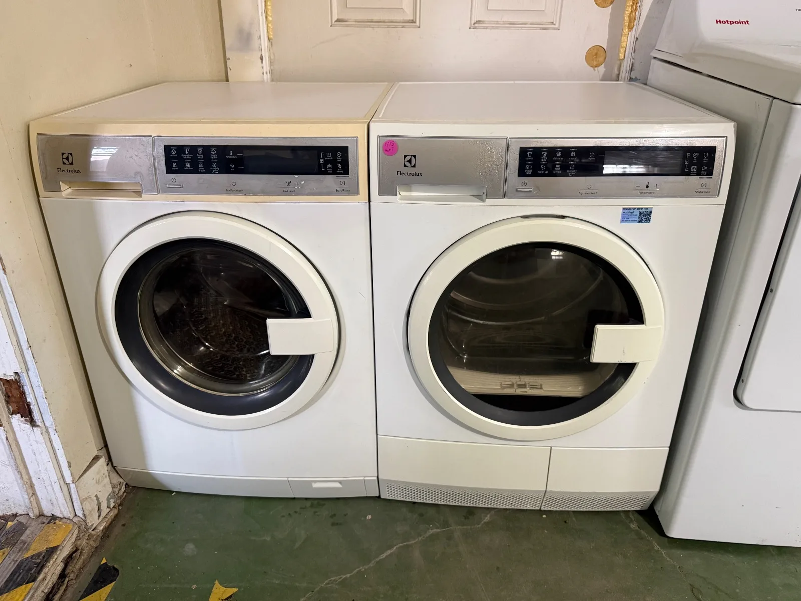 Front loading washer and dryer